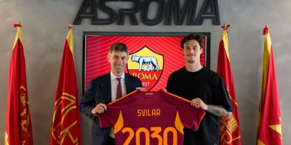 官方：25岁门将斯维拉尔与罗马续约至2030年